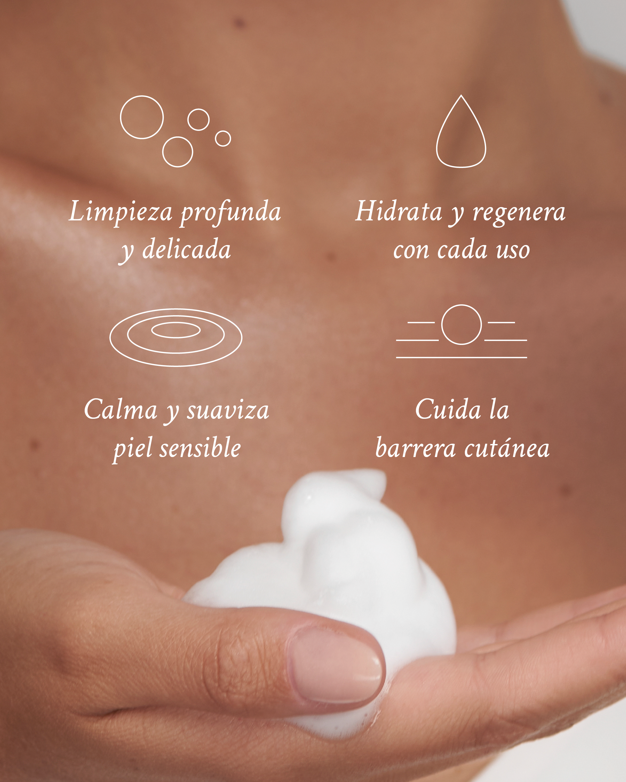 Suave Mousse de Limpieza de Rostro