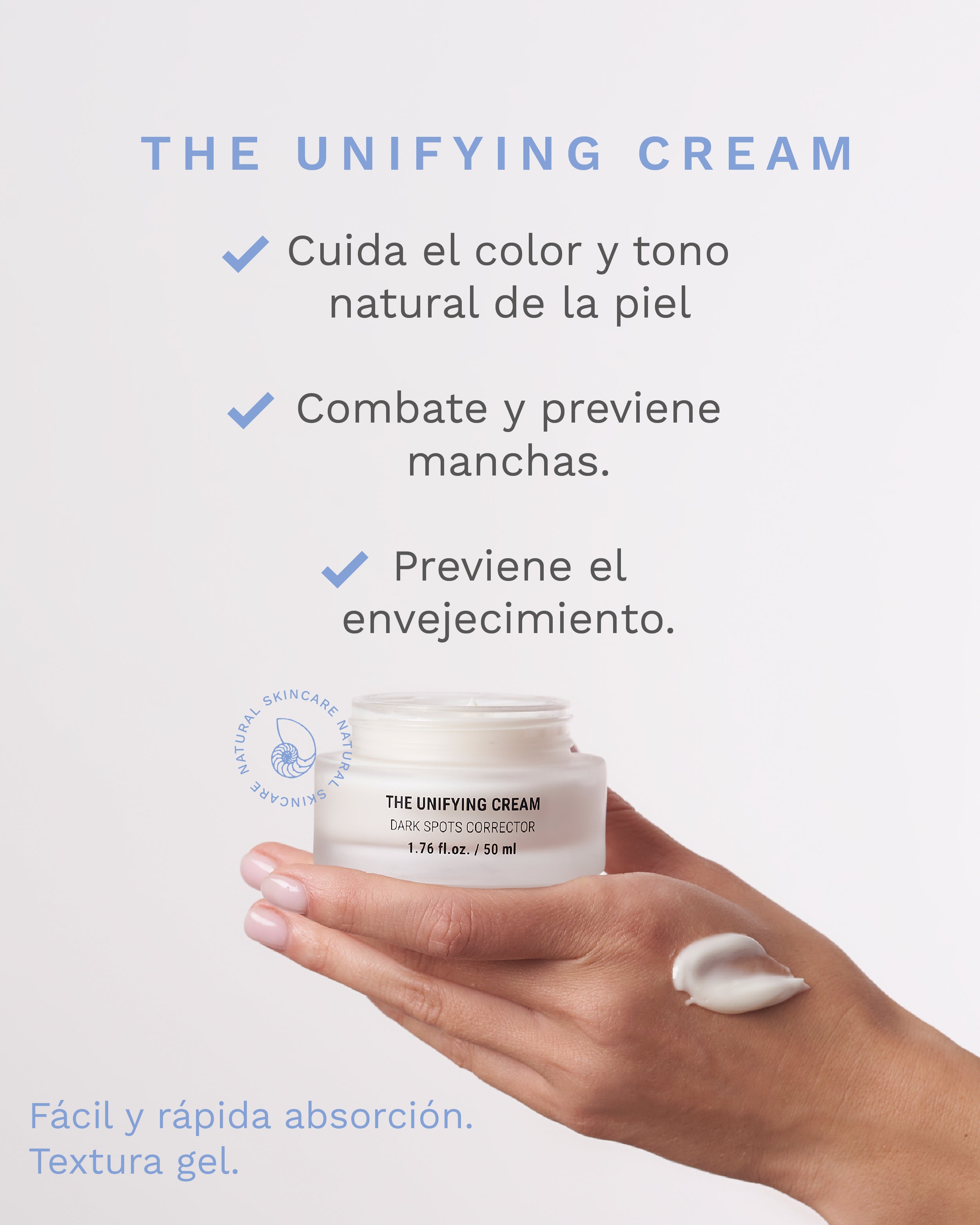 The unifying gel cream (Crema anti-manchas, unificante de tono)